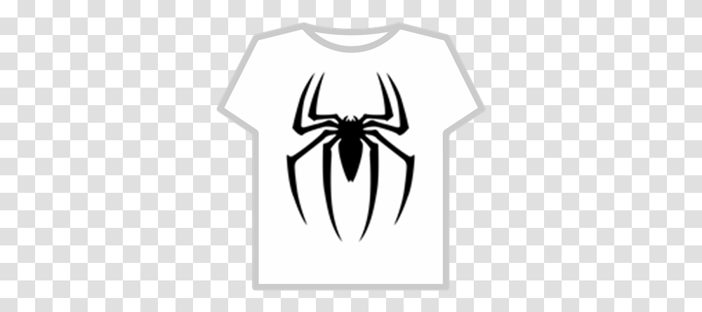 Spider Man Logo V1 Roblox Logo Spiderman, Clothing, Apparel, Stencil, Shirt Transparent Png