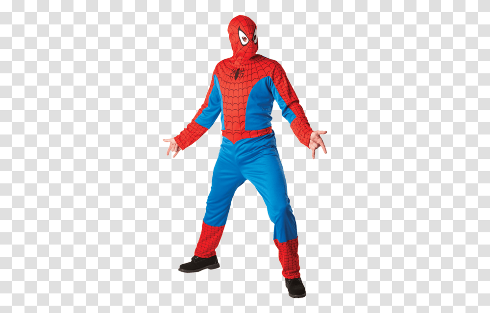 Spider Man Morphsuit Sewing Tickle Trunk Spiderman, Sleeve, Person, Long Sleeve Transparent Png