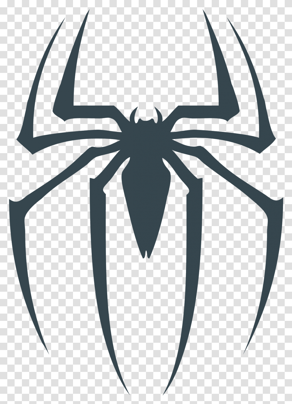 Spider Man Neu Icon Spider Man Logo, Stencil, Invertebrate, Animal, Insect Transparent Png