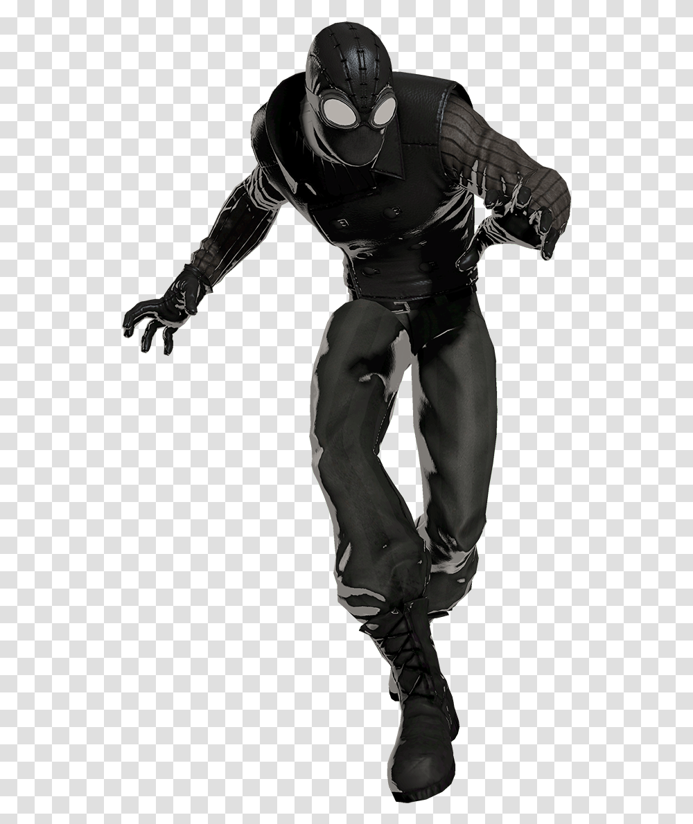Spider Man Noir, Ninja, Person, Human, Helmet Transparent Png