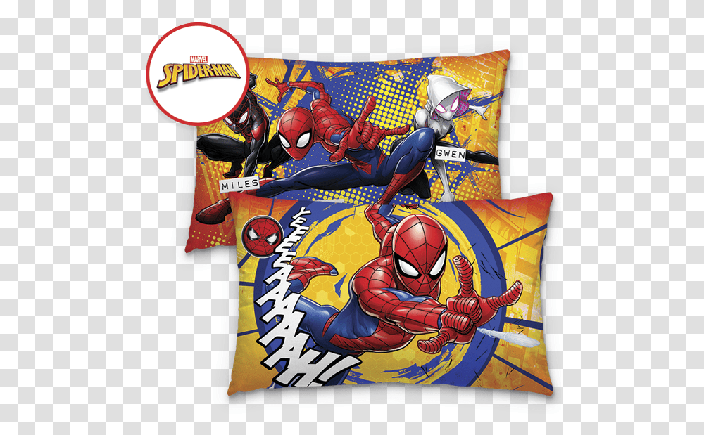 Spider Man, Person, Hand, Pillow Transparent Png