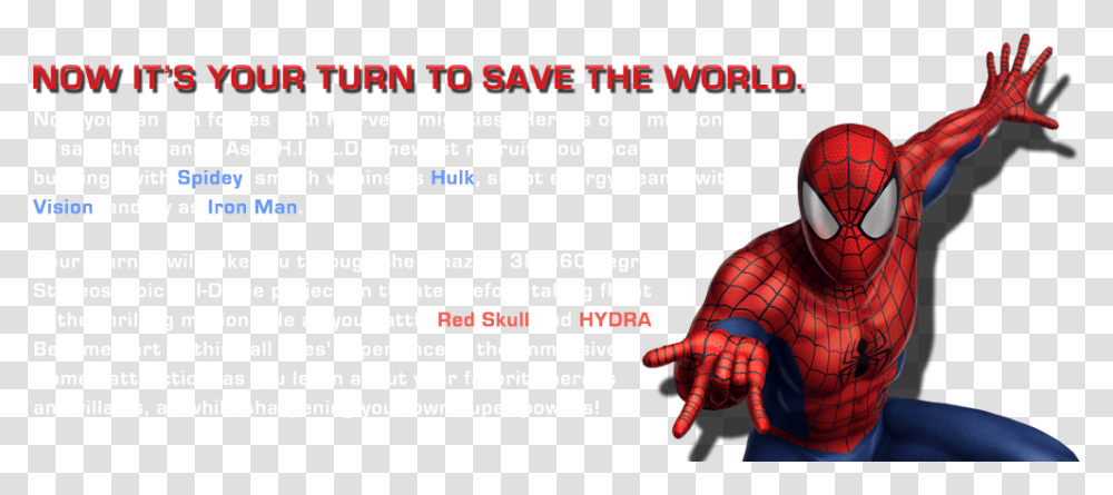 Spider Man, Person, Hand, Advertisement Transparent Png