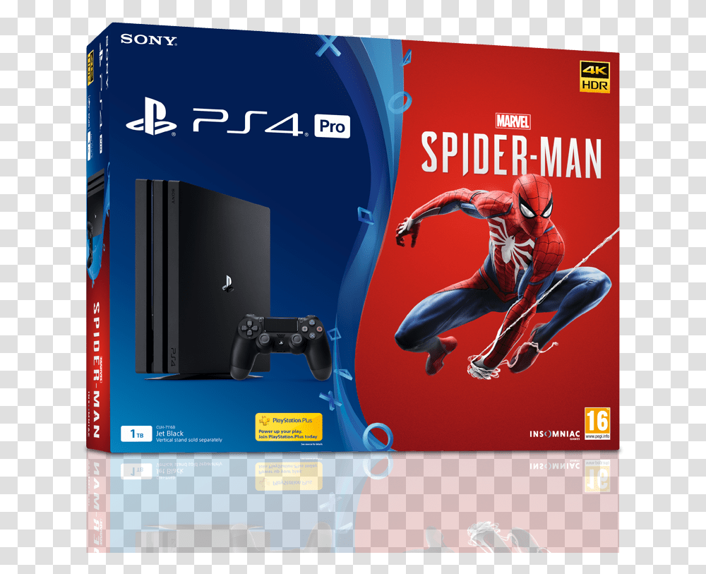 Spider Man Ps4 Bundle Download Ps4 Pro Spiderman Game, Person, Human, Advertisement, Poster Transparent Png