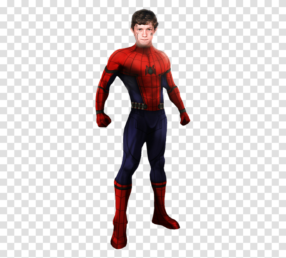 Spider Man Standing Photo Spiderman, Costume, Person, Female Transparent Png