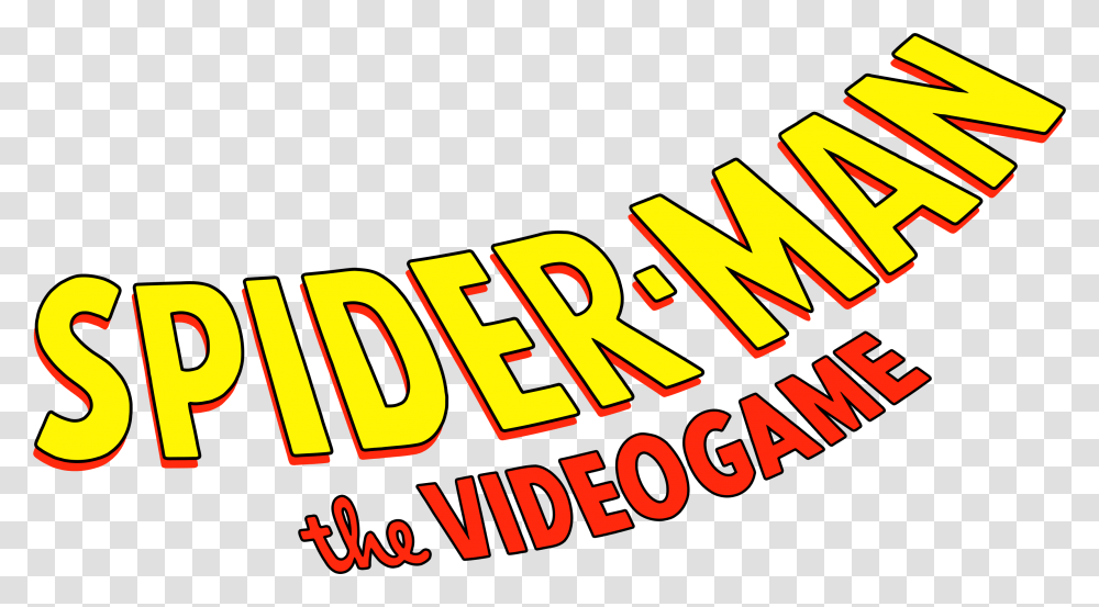 Spider Man The Video Game Logo, Word, Alphabet, Crowd Transparent Png
