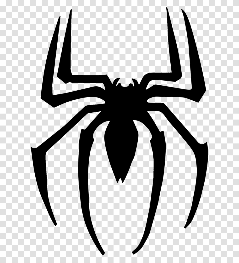 Spider Man Venom Miles Morales Logo Stencil Spiderman Logo Background, Gray, World Of Warcraft Transparent Png