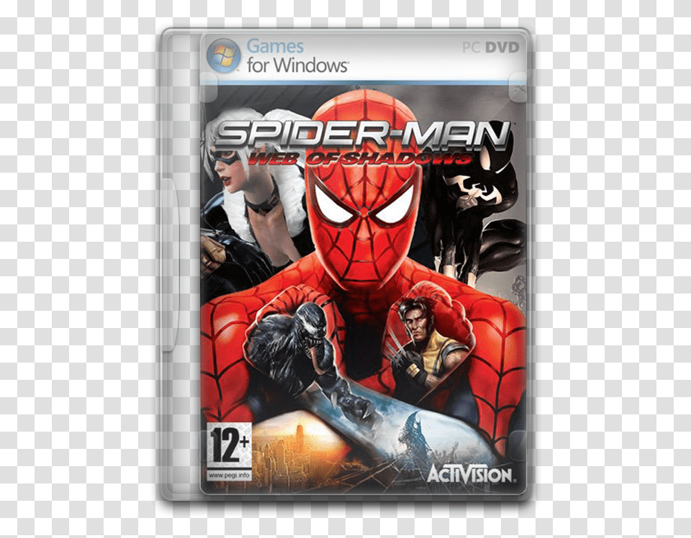 Spider Man Web Of Shadows, Person, Human, Batman, Poster Transparent Png