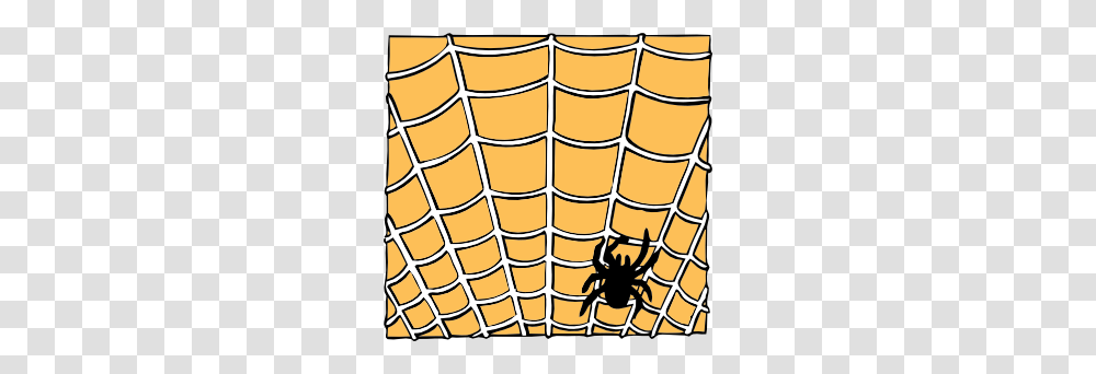 Spider On A Spider Web Clip Art, Rug, Invertebrate, Animal, Arachnid Transparent Png