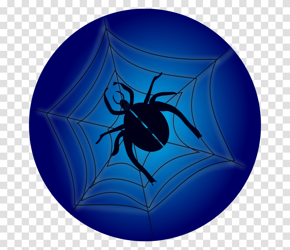 Spider On Web Spider, Lamp, Spider Web, Invertebrate, Animal Transparent Png