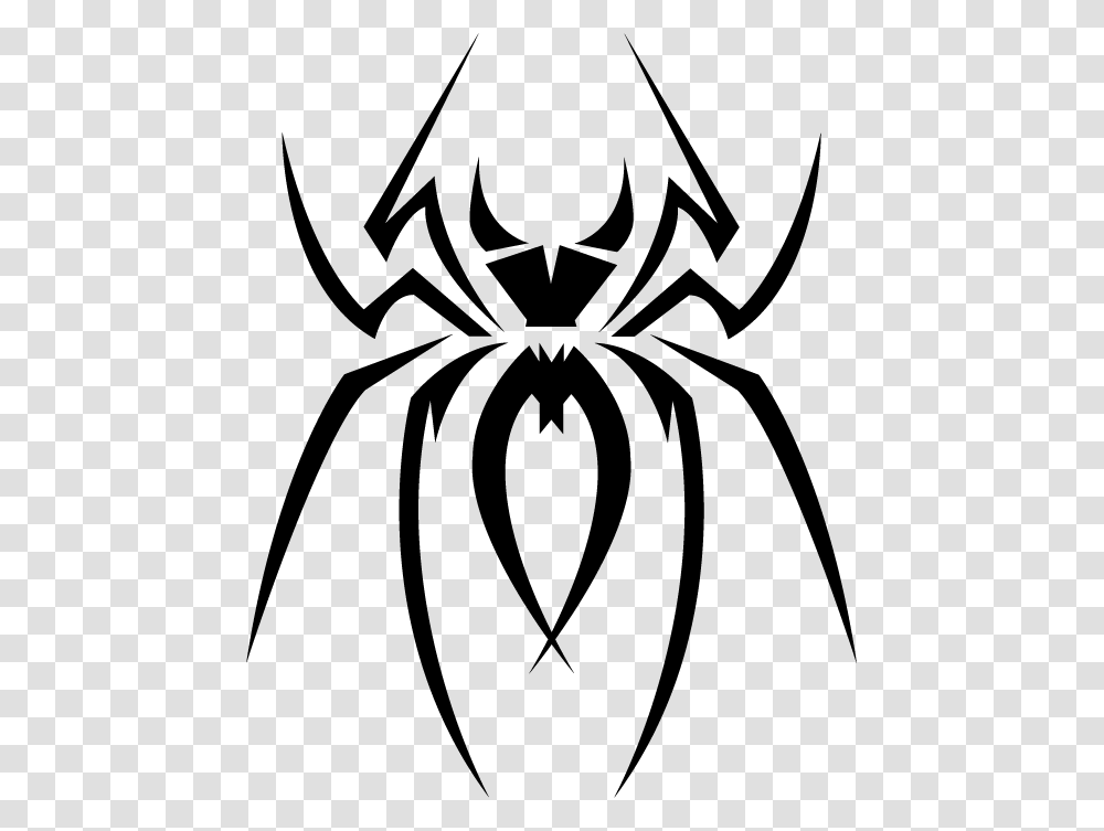 Spider Tribal Logo October On Tribal Spiders, Gray, World Of Warcraft Transparent Png