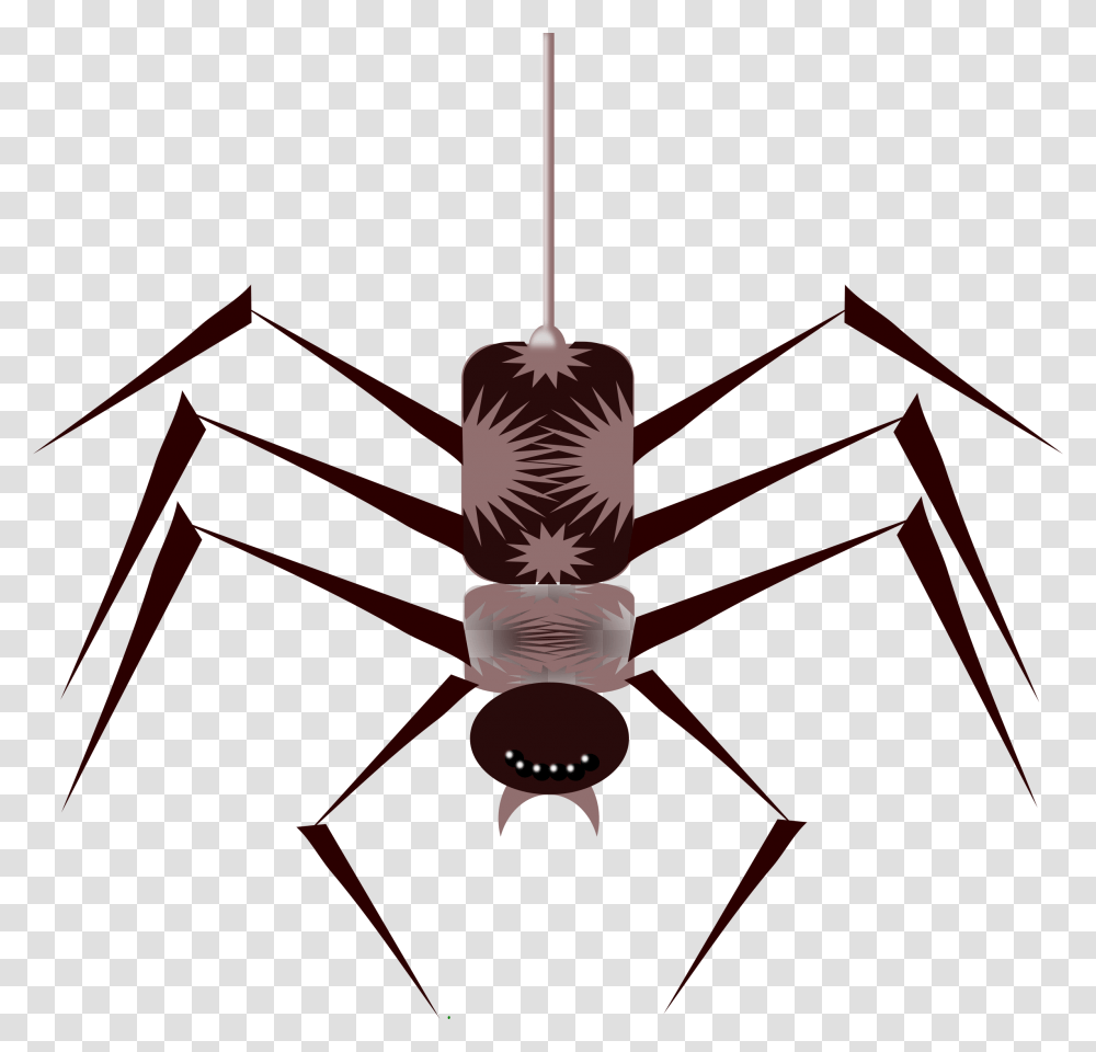 Spider Vecto Svg Clip Arts Gif Spider, Lamp, Animal, Insect, Invertebrate Transparent Png