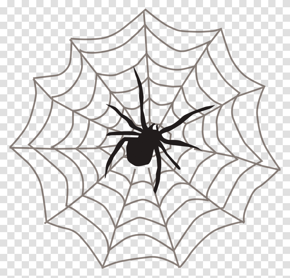 Spider Web Black Arachnid Free Picture Spider On Web Clipart, Rug Transparent Png