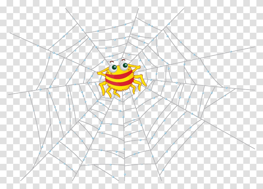Spider Web Cartoon Spider Web, Bird, Animal Transparent Png