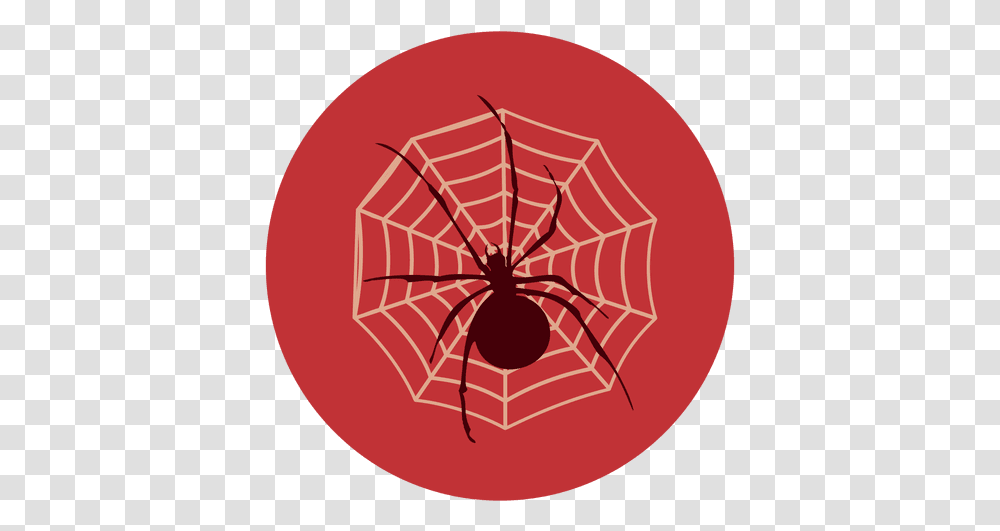 Spider Web Circle Icon & Svg Vector File Goodge, Lamp, Invertebrate, Animal, Arachnid Transparent Png