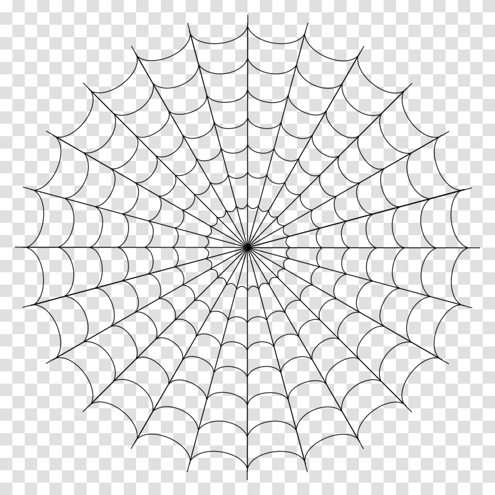 Spider Web Coloring Page, Gray, World Of Warcraft Transparent Png