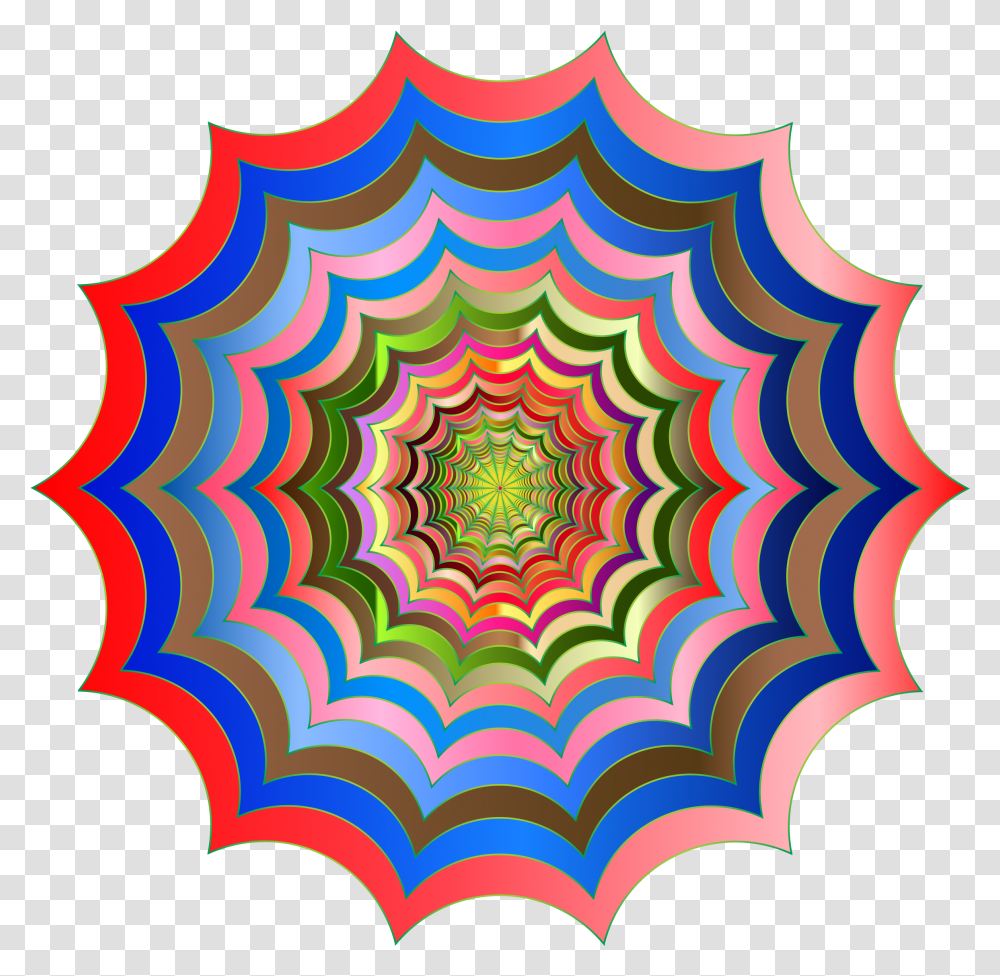 Spider Web Hypnotic Revitalized 2 Clip Arts Circle, Pattern, Ornament, Rug, Fractal Transparent Png