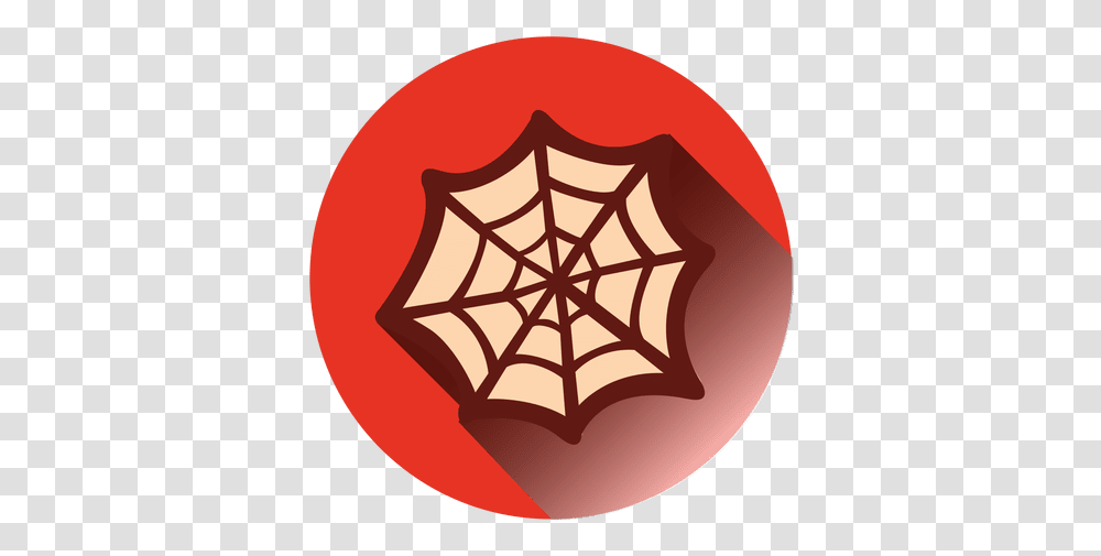 Spider Web Round Icon & Svg Vector File Orange Spider Web Clipart, Lamp Transparent Png