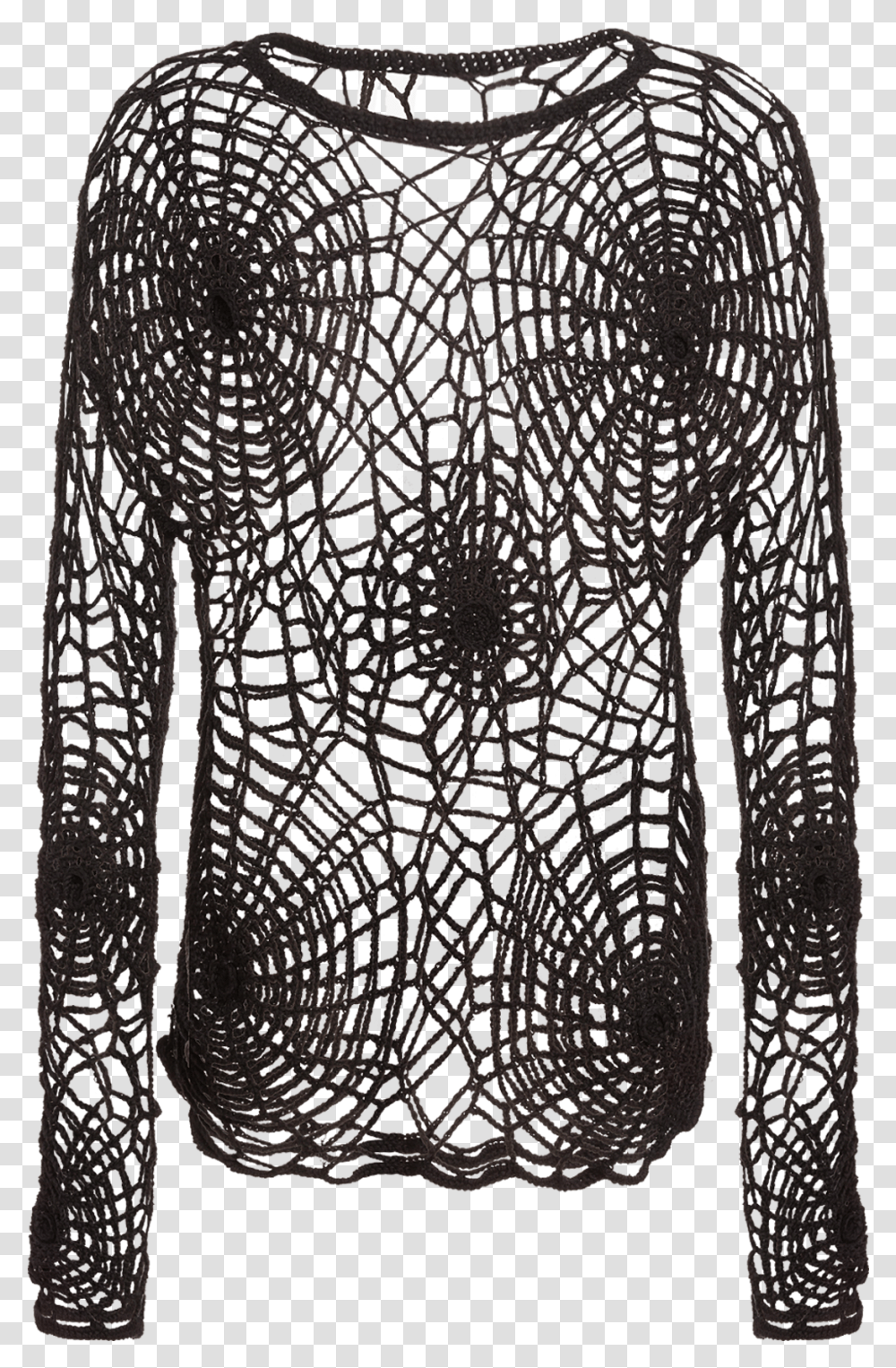 Spider Webs Pullover Blouse, Clothing, Apparel, Lace, Rug Transparent Png