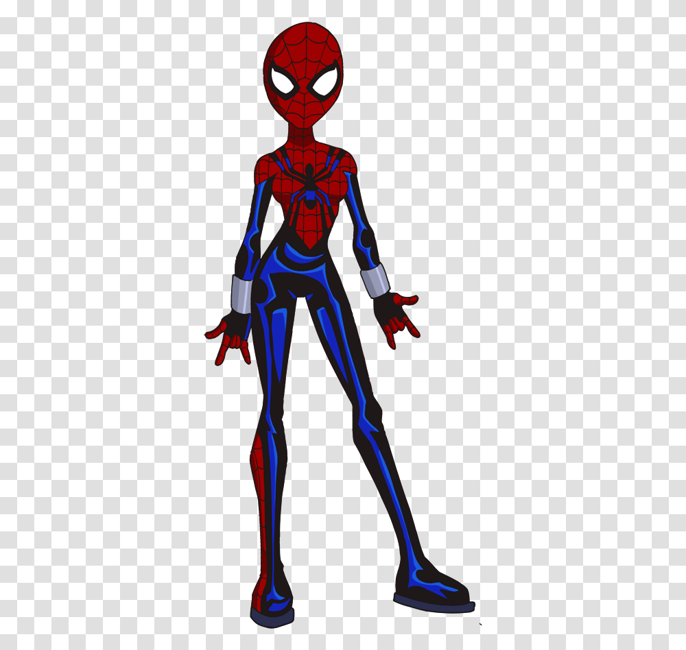 Spider Woman Clipart Modern Draw Spider Girl, Robot, People, Person, Human Transparent Png