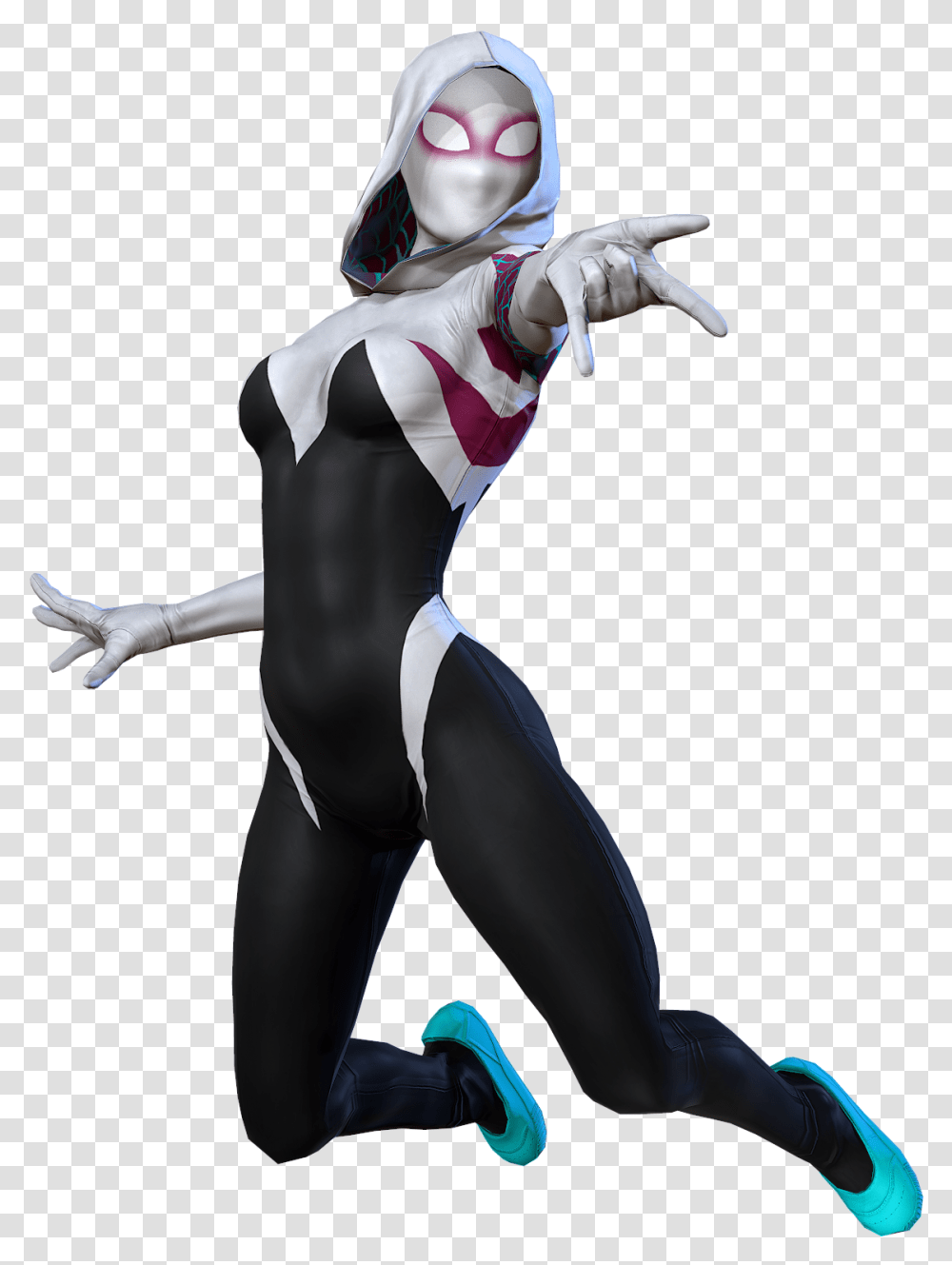 Spider Woman Gwen Stacy, Person, Human, Spandex, Costume Transparent Png