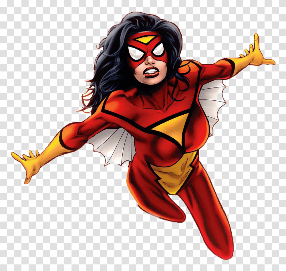 Spider Woman Photo Spider Woman, Person, Leisure Activities, Crowd, Performer Transparent Png