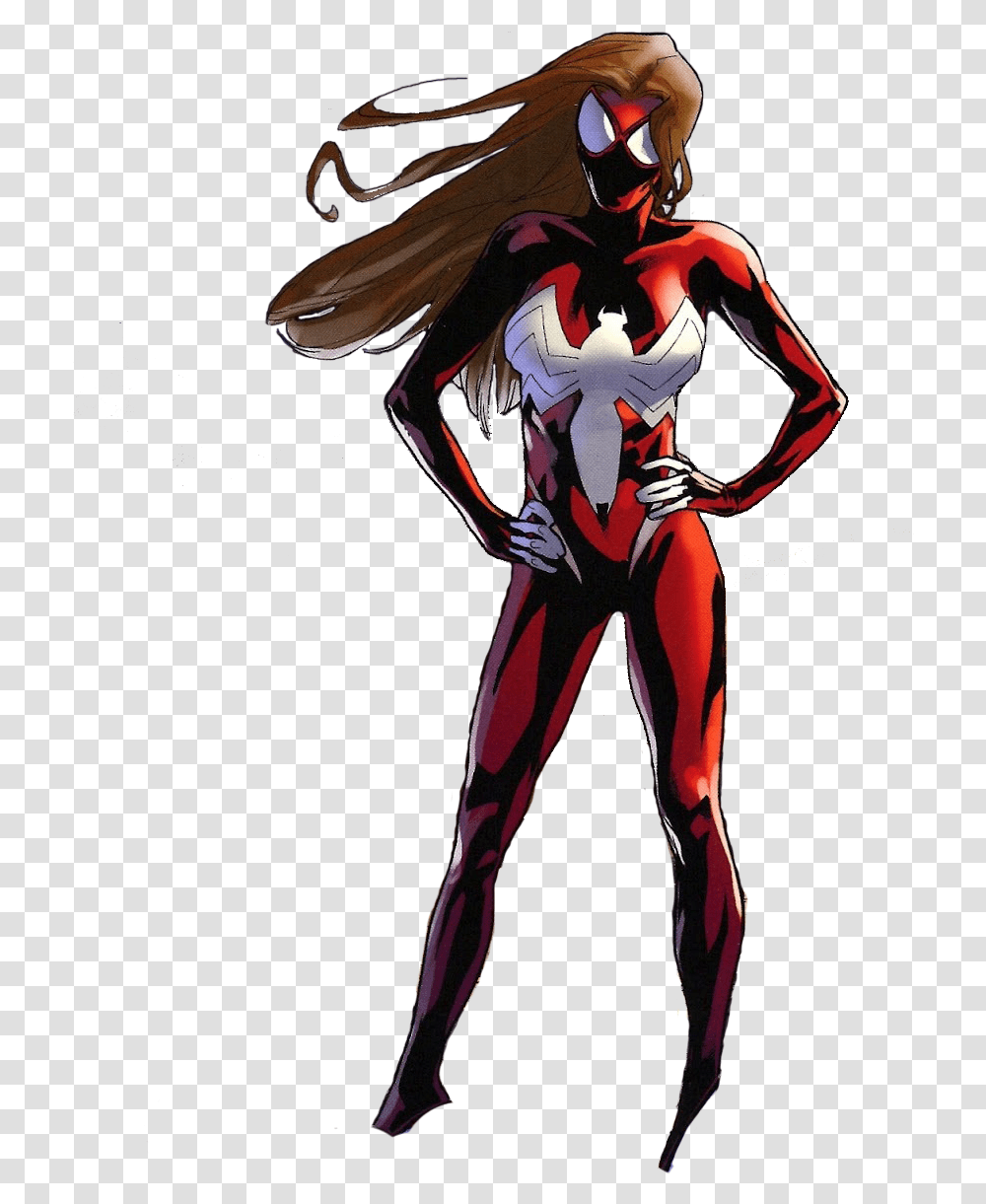 Spider Woman Picture, Costume, Comics, Book, Person Transparent Png