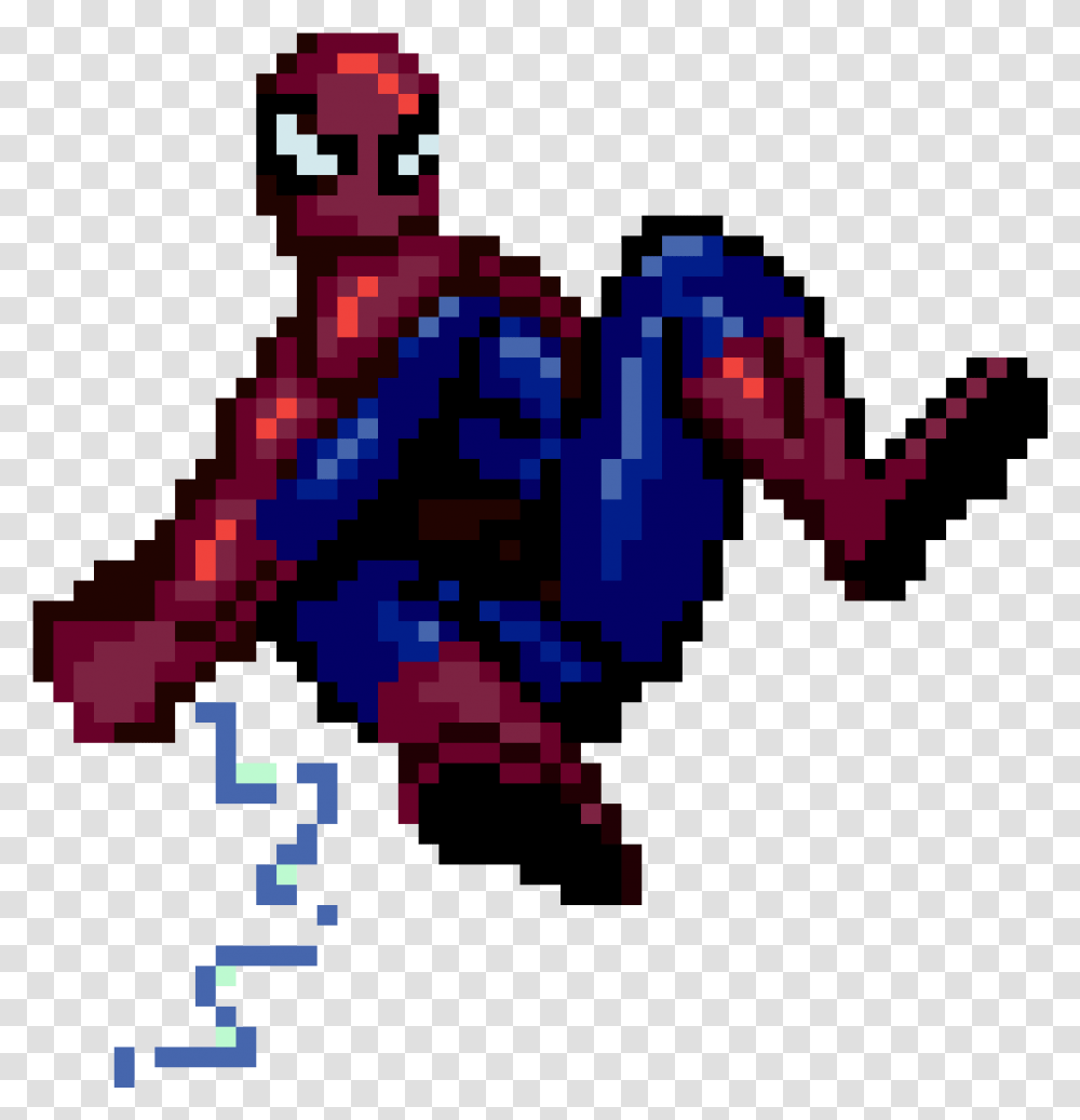 Spiderman 2099 Pixel Art, Alphabet, Metropolis Transparent Png