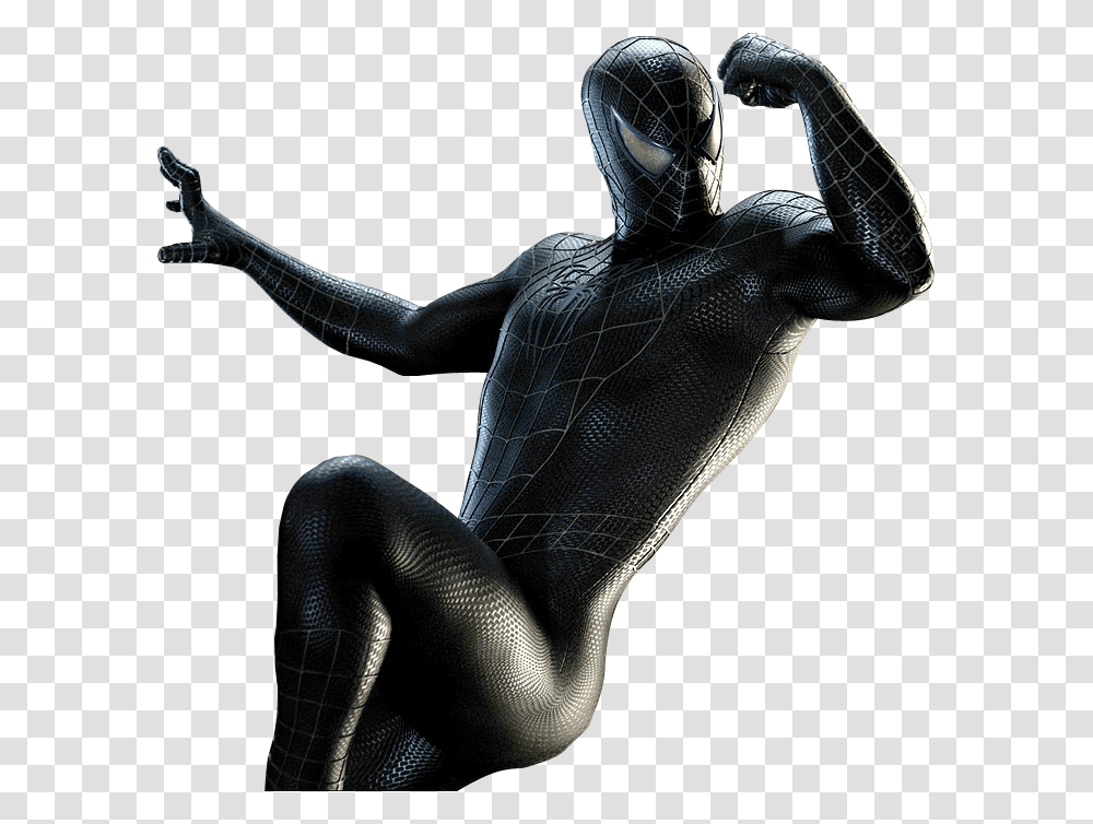 Spiderman 3 Black Spider Man, Alien, Person, Suit, Overcoat Transparent Png