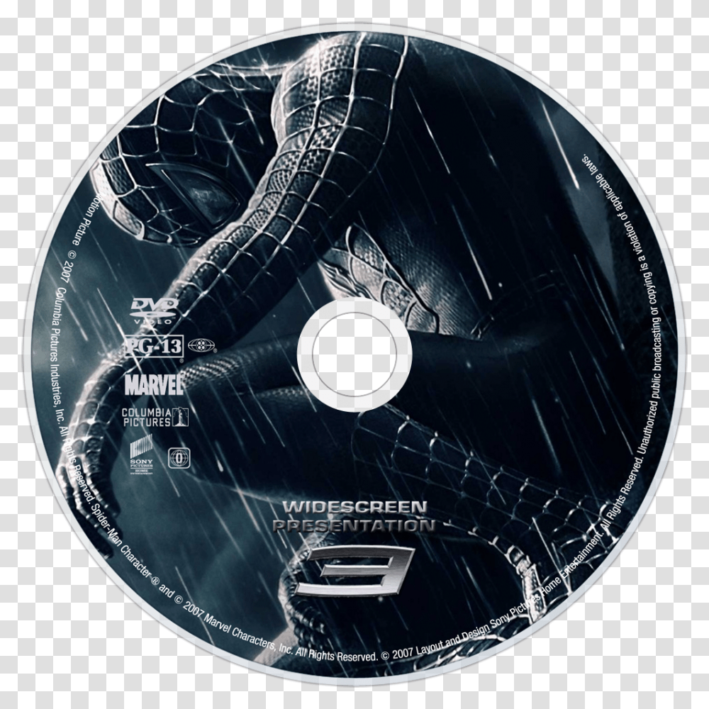 Spiderman 3 Dvd, Disk, Helmet, Apparel Transparent Png