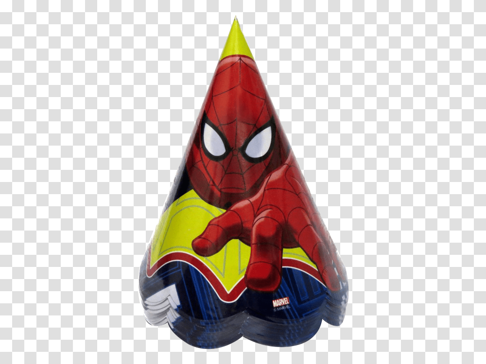 Spiderman Clip Art Hd, Apparel, Party Hat, Cone Transparent Png