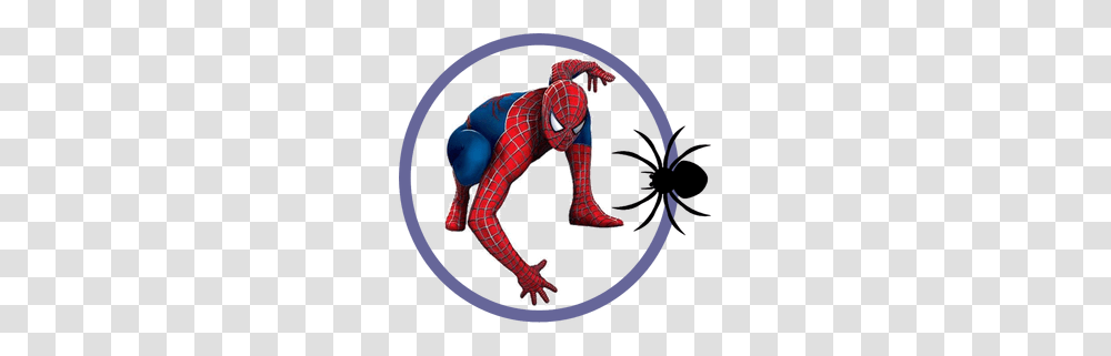 Spiderman Clipart Babas Birthday Spiderman, Person, Logo Transparent Png