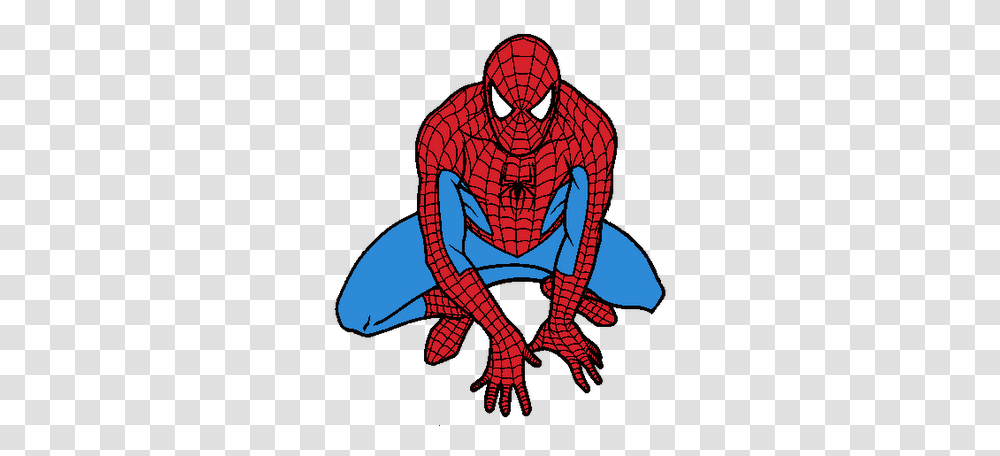 Spiderman Clipart Black And White, Animal, Invertebrate, Person, Poster Transparent Png