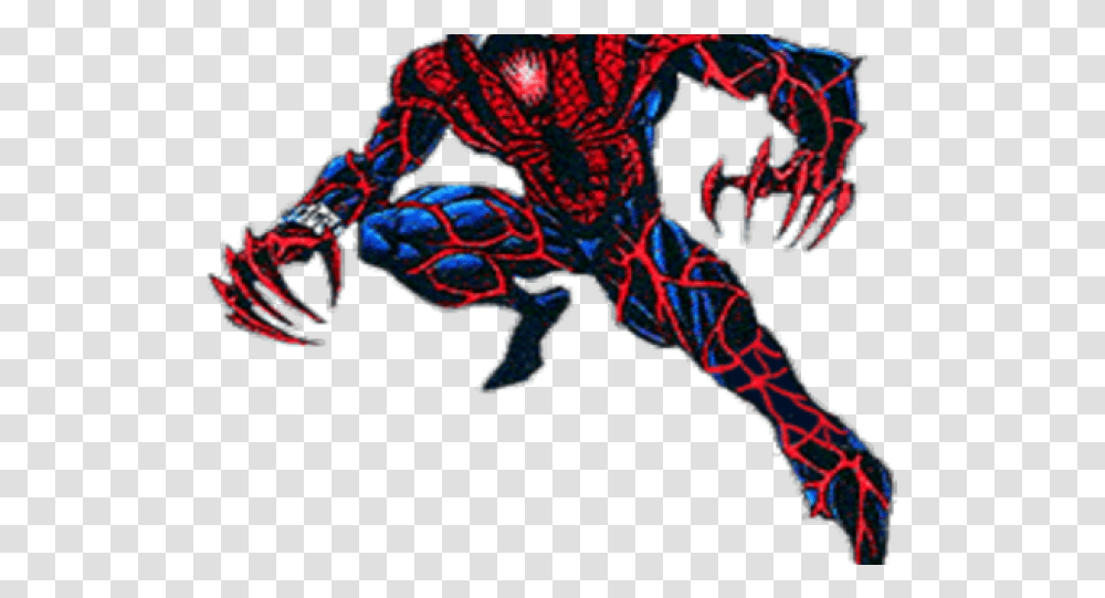 Spiderman Clipart Carnage Carnage Symbiote On Spiderman, Person, Animal, Dragon, Wasp Transparent Png