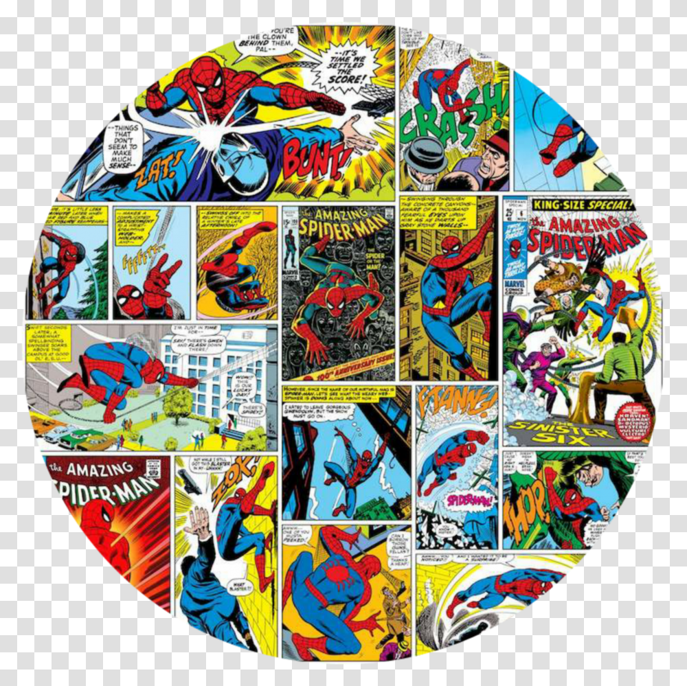 Spiderman Comic Hero 60s 70s Transparent Png