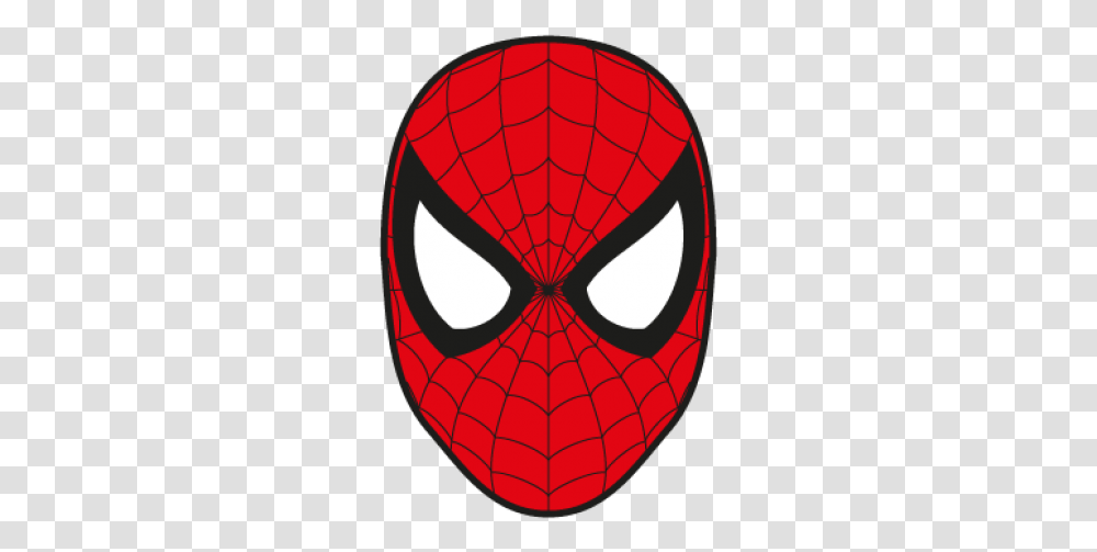 Spiderman Face Clipart Download Spiderman Logo, Soccer Ball, People, Mask, Pillow Transparent Png