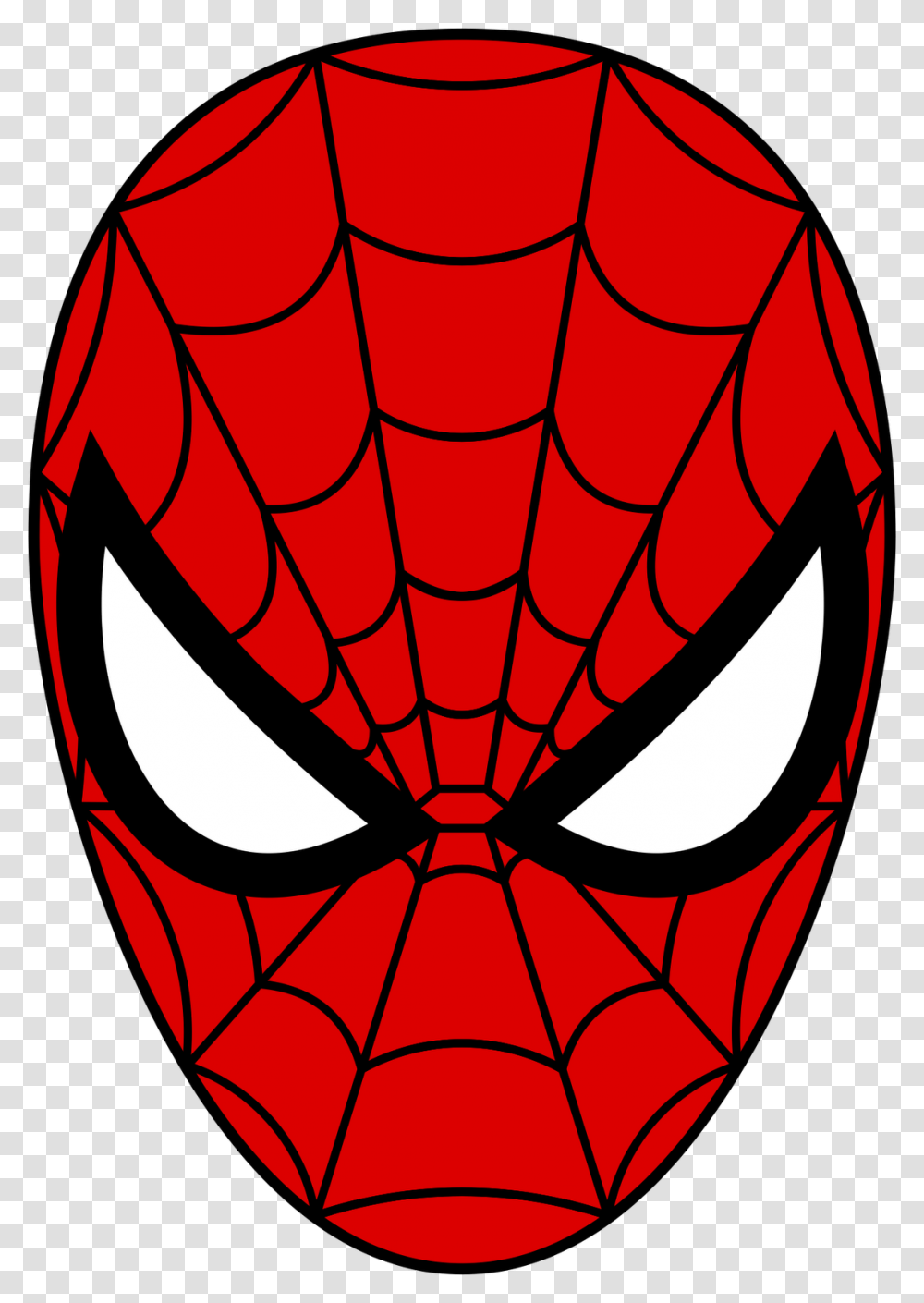 Spiderman Face, Mask Transparent Png