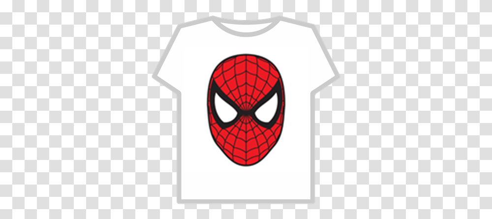 Spiderman Facevector Roblox Spiderman Face Svg Free, Clothing, Apparel, T-Shirt, Mask Transparent Png