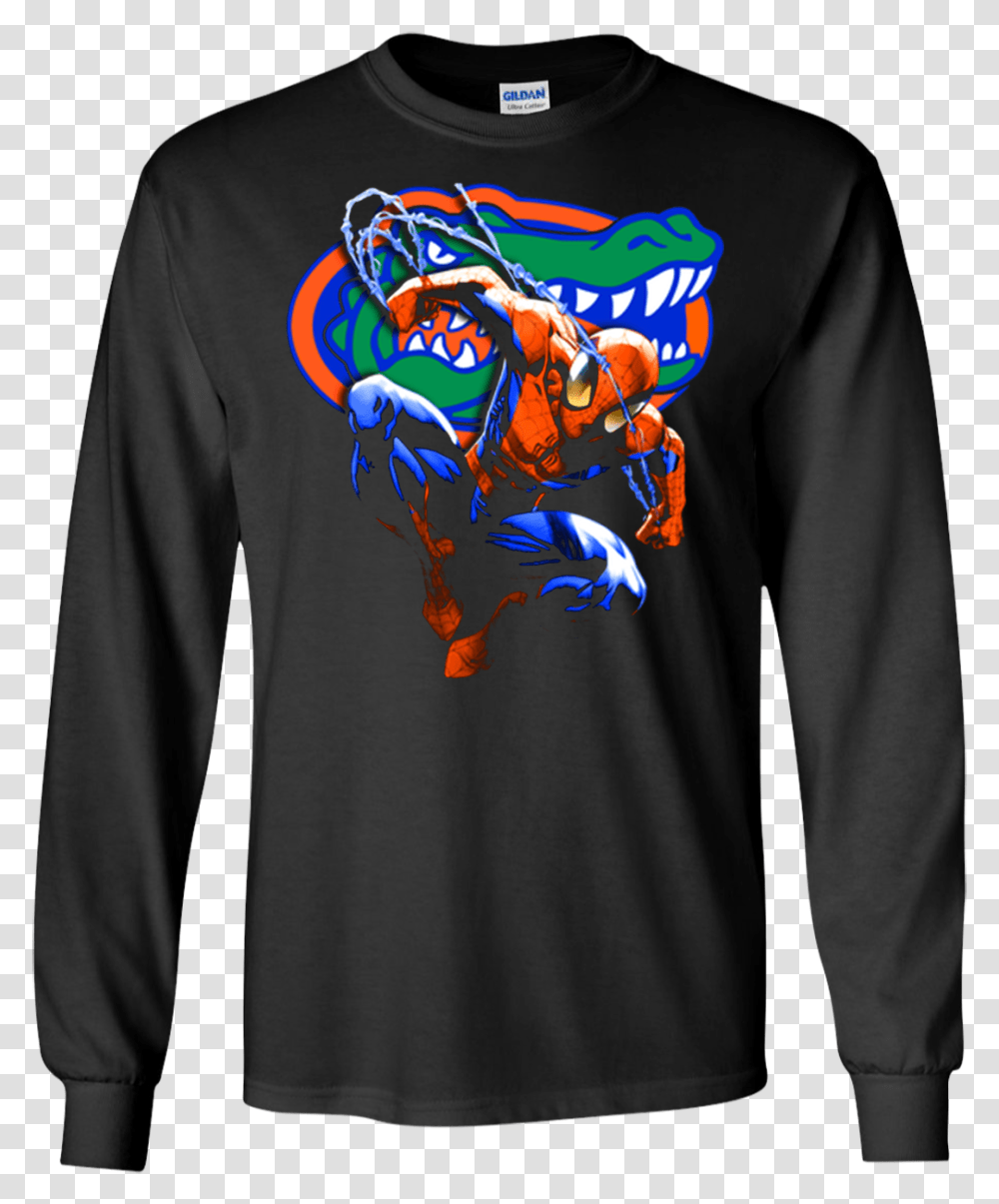 Spiderman Florida Gators T Shirt Ultra Cotton Shirt Halloween20xx Florida Gators, Sleeve, Apparel, Long Sleeve Transparent Png