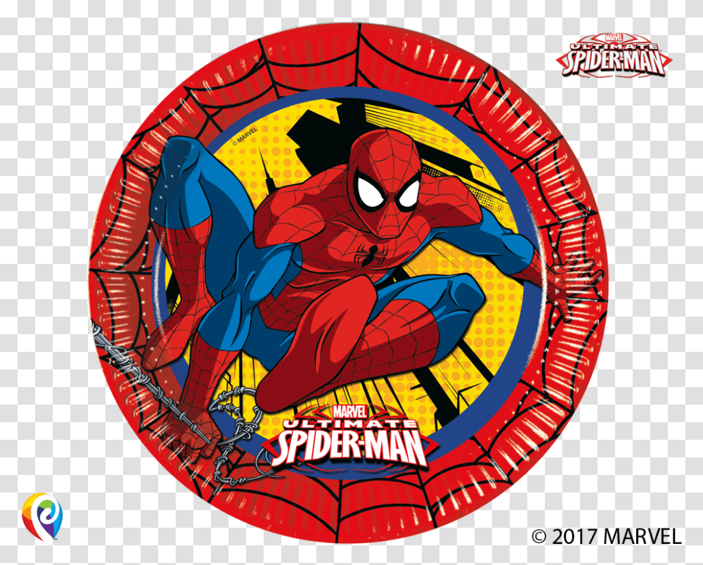 Spiderman For Birthday Party, Logo, Trademark, Label Transparent Png