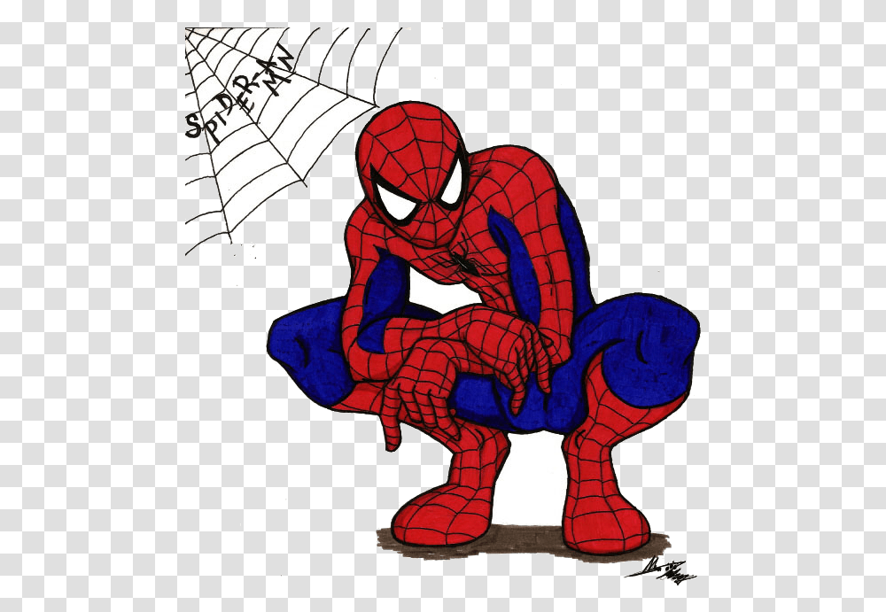 Spiderman Free Spider Man Clipart Cliparts Of Spider Man, Statue, Sculpture, Gargoyle Transparent Png