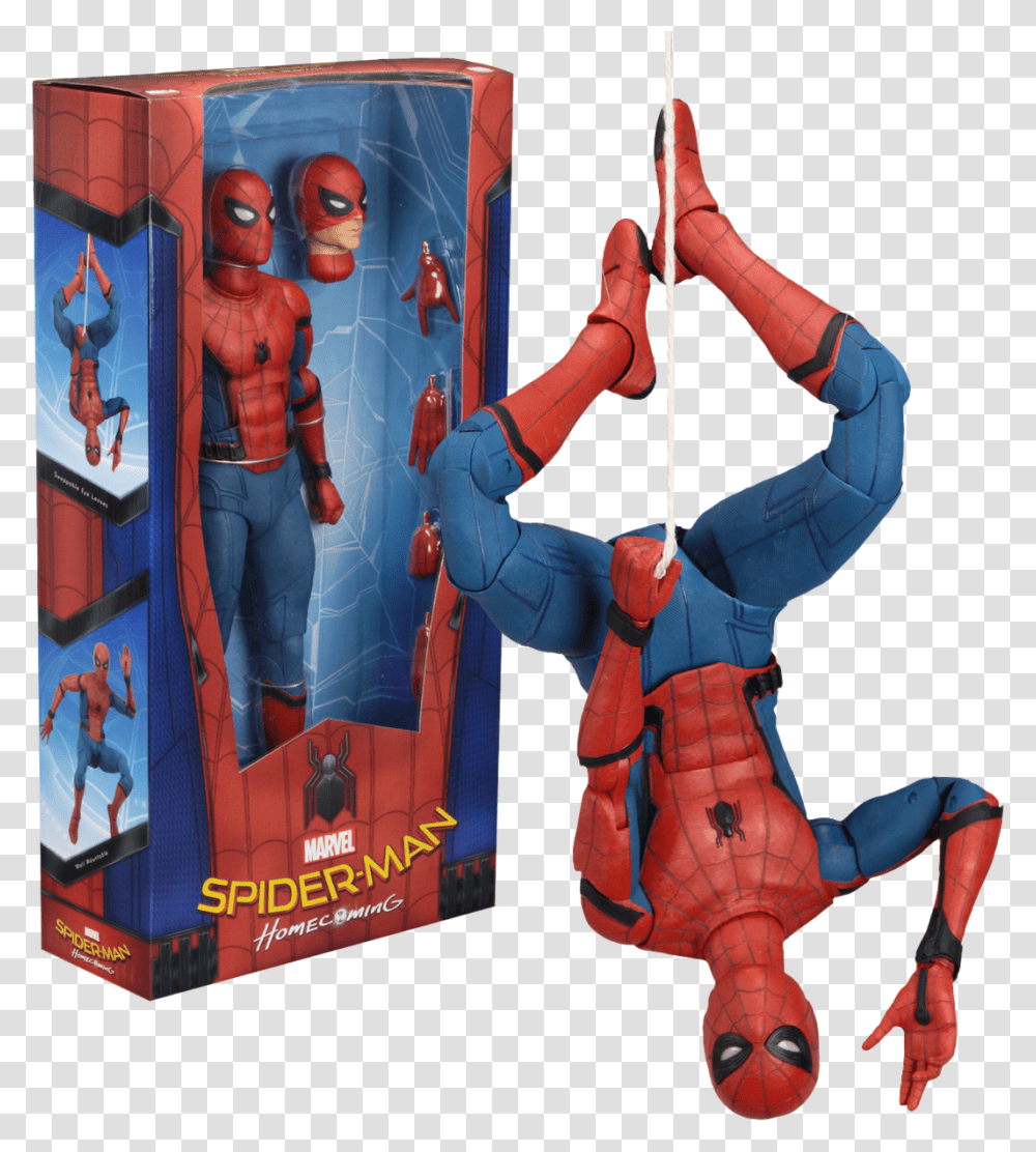 Spiderman Homecoming Action Figure Spiderman Homecoming Action Figures, Person, Advertisement, People Transparent Png