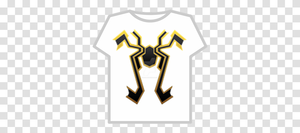 Spiderman Homecoming Iron Spider Roblox Spider Man Iron Spider Logo, Text, Hand, Clothing, Apparel Transparent Png