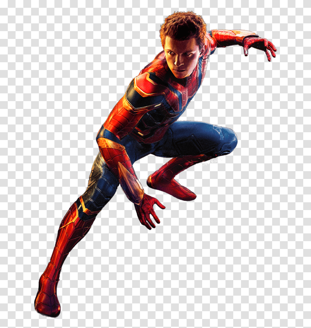 Spiderman Ironspider Avengers Marvel Mcu Infinitywar Spiderman Infinity War, Person, Human, Acrobatic, Leisure Activities Transparent Png