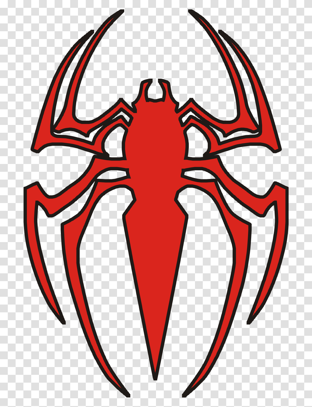 Spiderman Logo, Crawdad, Food, Animal, Wasp Transparent Png