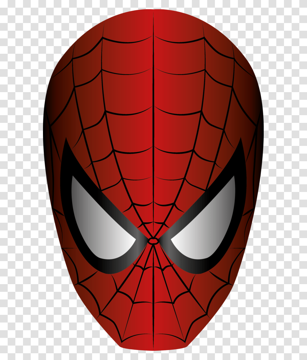 Spiderman Mask Spider Man Mask, Hot Air Balloon, Aircraft, Vehicle, Transportation Transparent Png