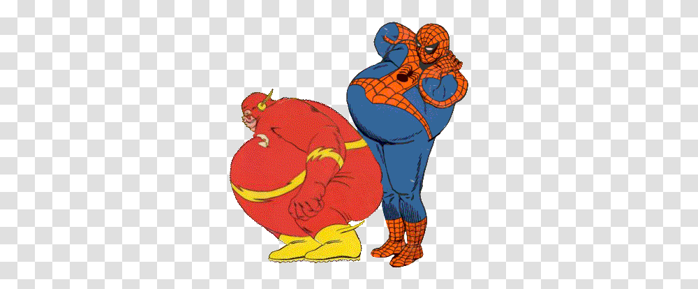 Spiderman Meme Gif Spiderman Meme Fat Discover & Share Gifs Flash And Spiderman Gif, Person, Outdoors, Art, Animal Transparent Png
