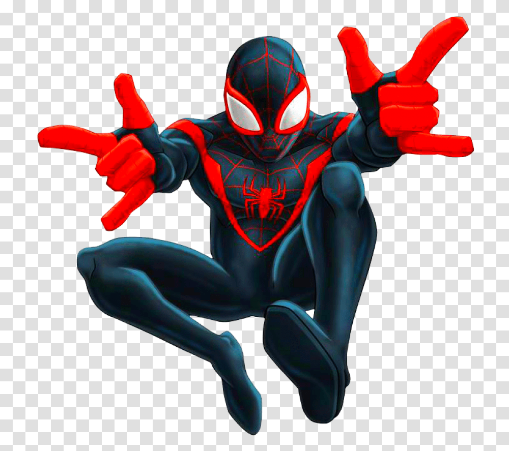 Spiderman Miles Morales, Wildlife, Animal, Ornament, Person Transparent Png