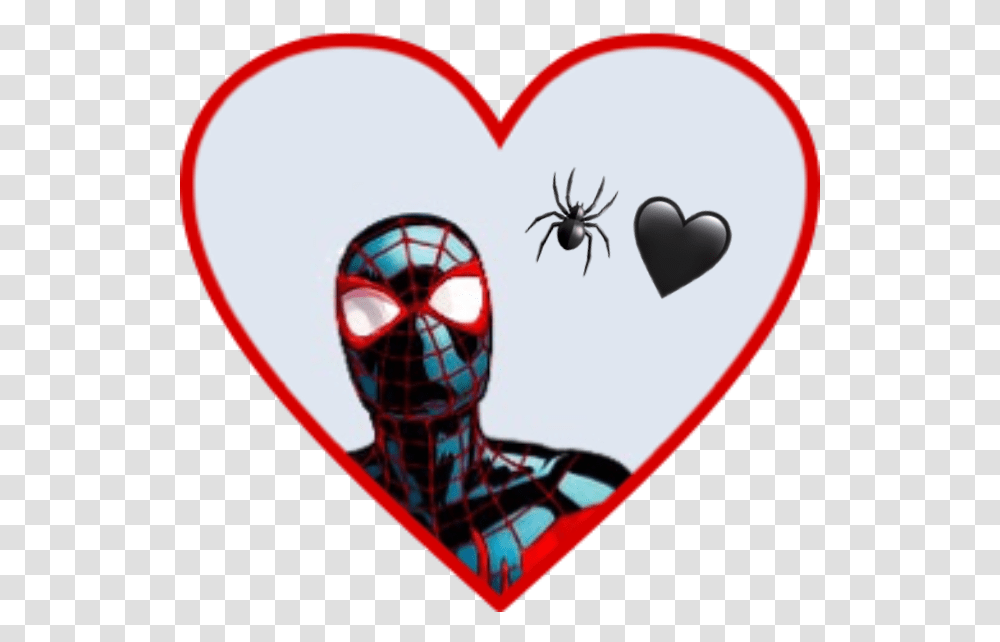 Spiderman Milesmorales Miles Sticker By Cato Spiderman Love, Label, Text, Heart, Plectrum Transparent Png