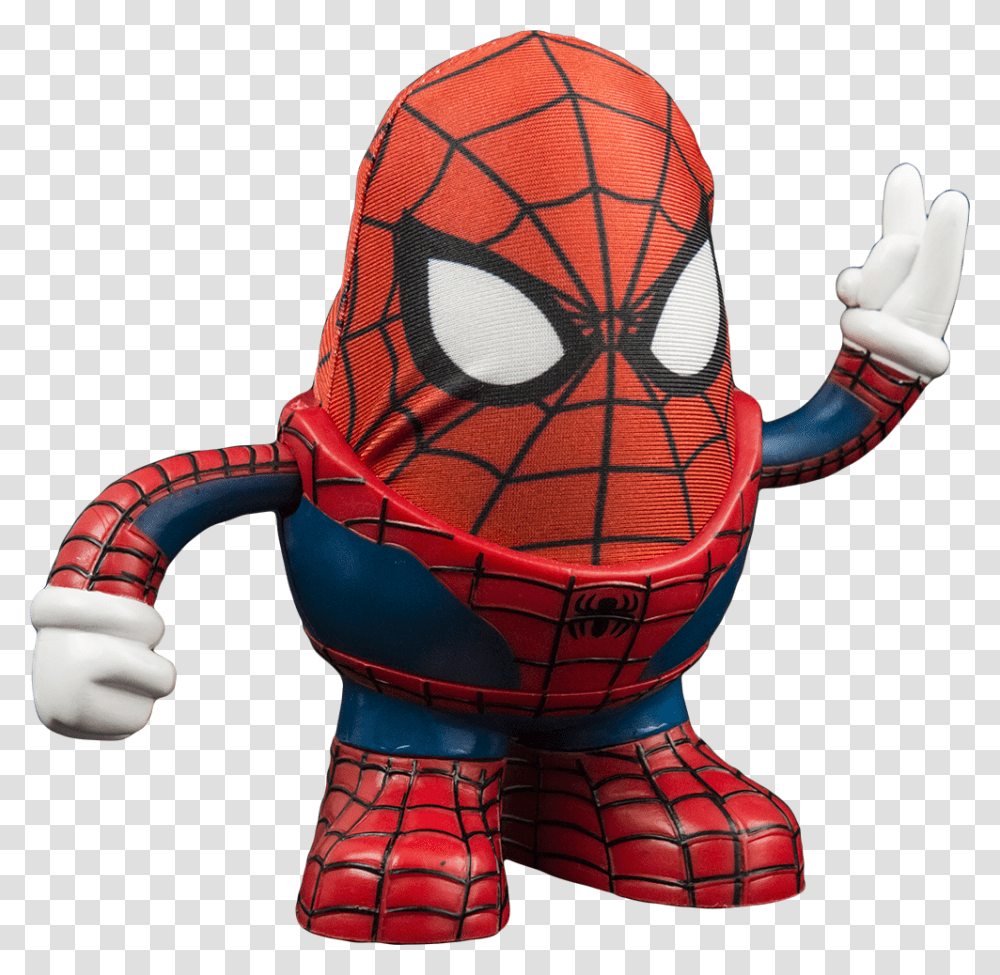Spiderman Mr Potato Head Mr Potato Spiderman, Plush, Toy, Helmet Transparent Png