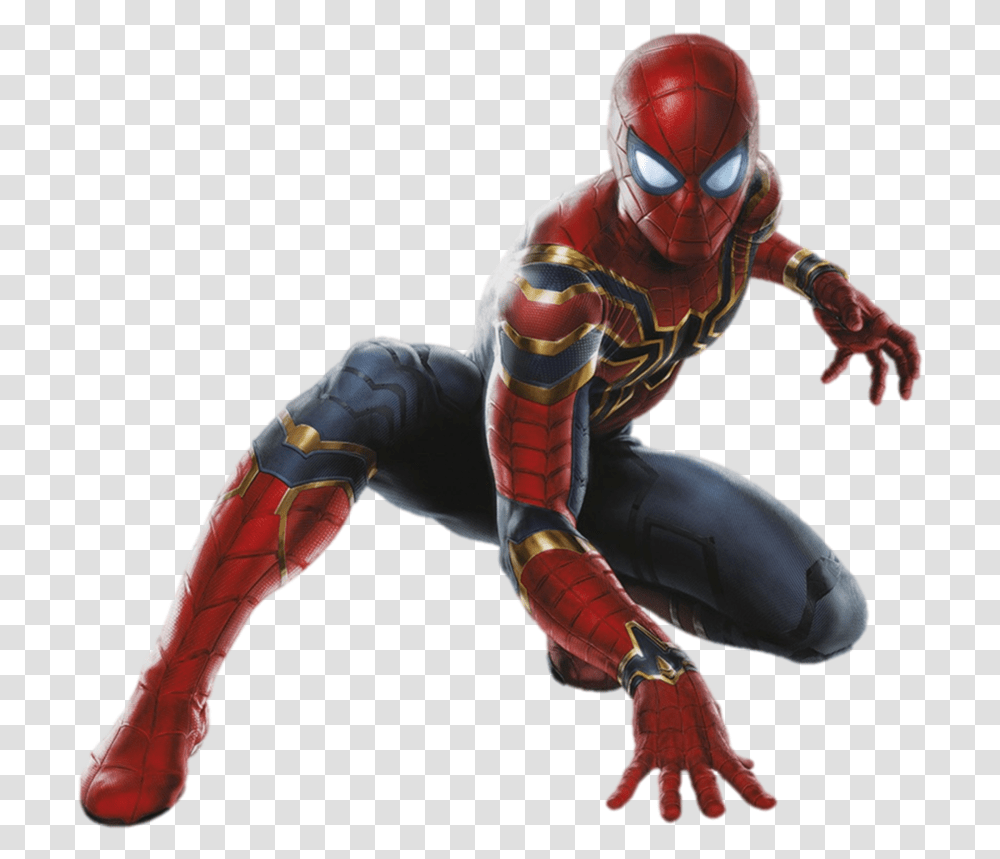 Spiderman Peterparker Tomholland Avengers Spider Man Infinity War, Helmet, Apparel, Person Transparent Png